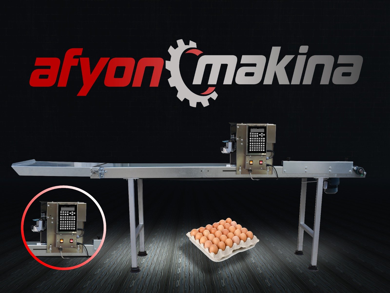 Yumurta kodlama makinası Hsa Marka Kodlama Makinası Sıfır Üretim